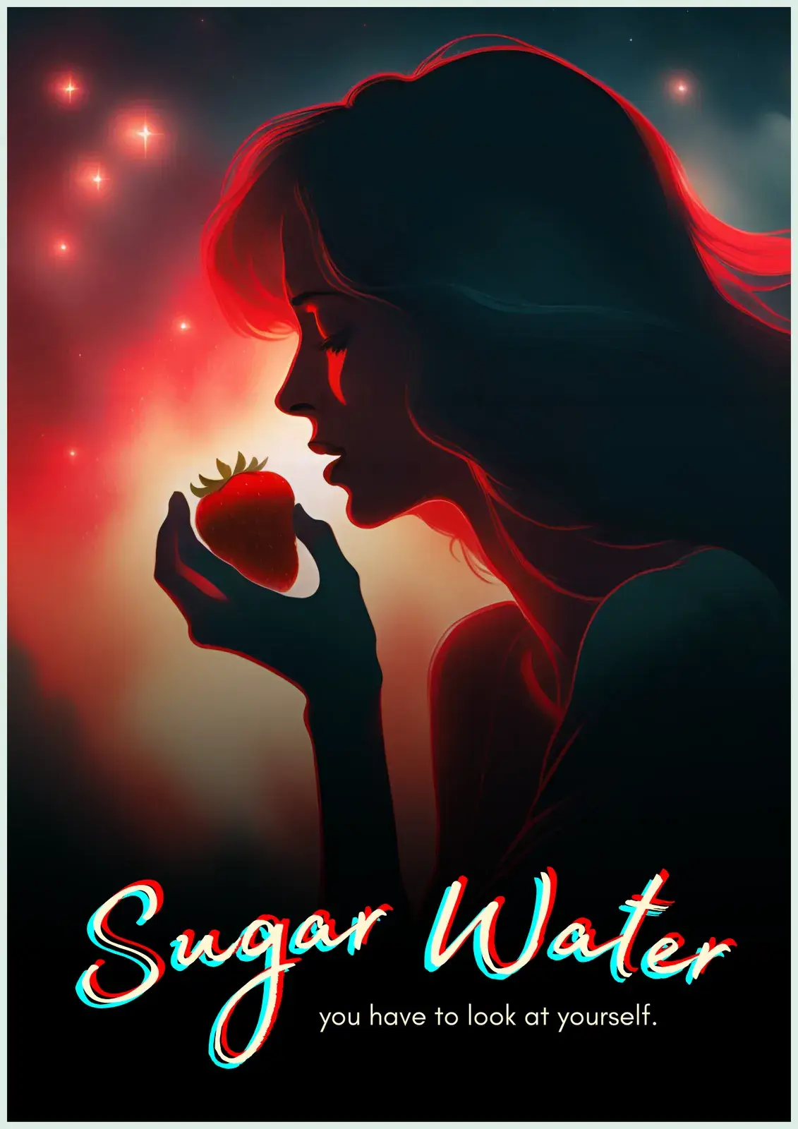Poster artwork for the screenplay Sugar Water by Noelani Mei Lee