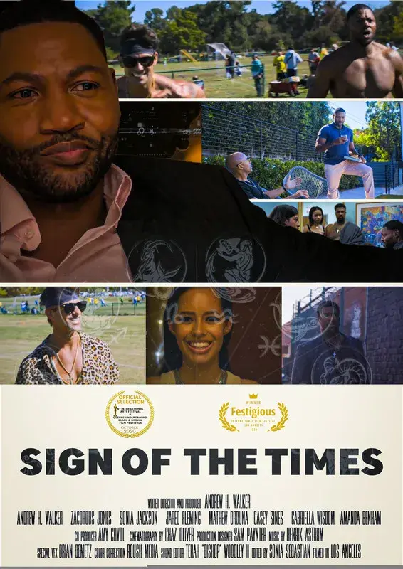 Film poster of Sign of the Times by Andrew H. Walker